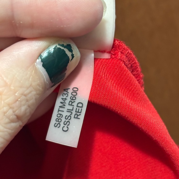 Calvin Klein Red Sleeveless Women's Top - Picture 5 of 6